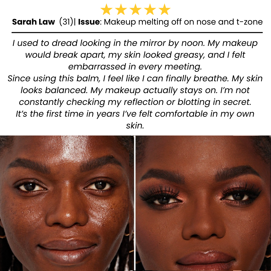 Tallow & Honey Balm - Stops Oily Skin from Ruining Makeup
